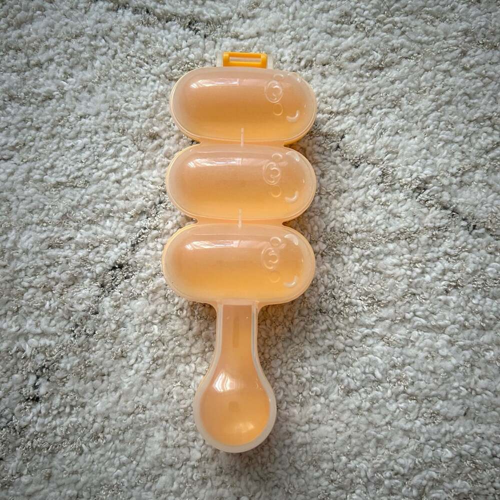 DIY Mini Rice Ball Maker Shaker Mold Orange Kitchen Tool